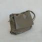 Drawstring Pleated Large Capacity Shoulder Bag in Mud Color