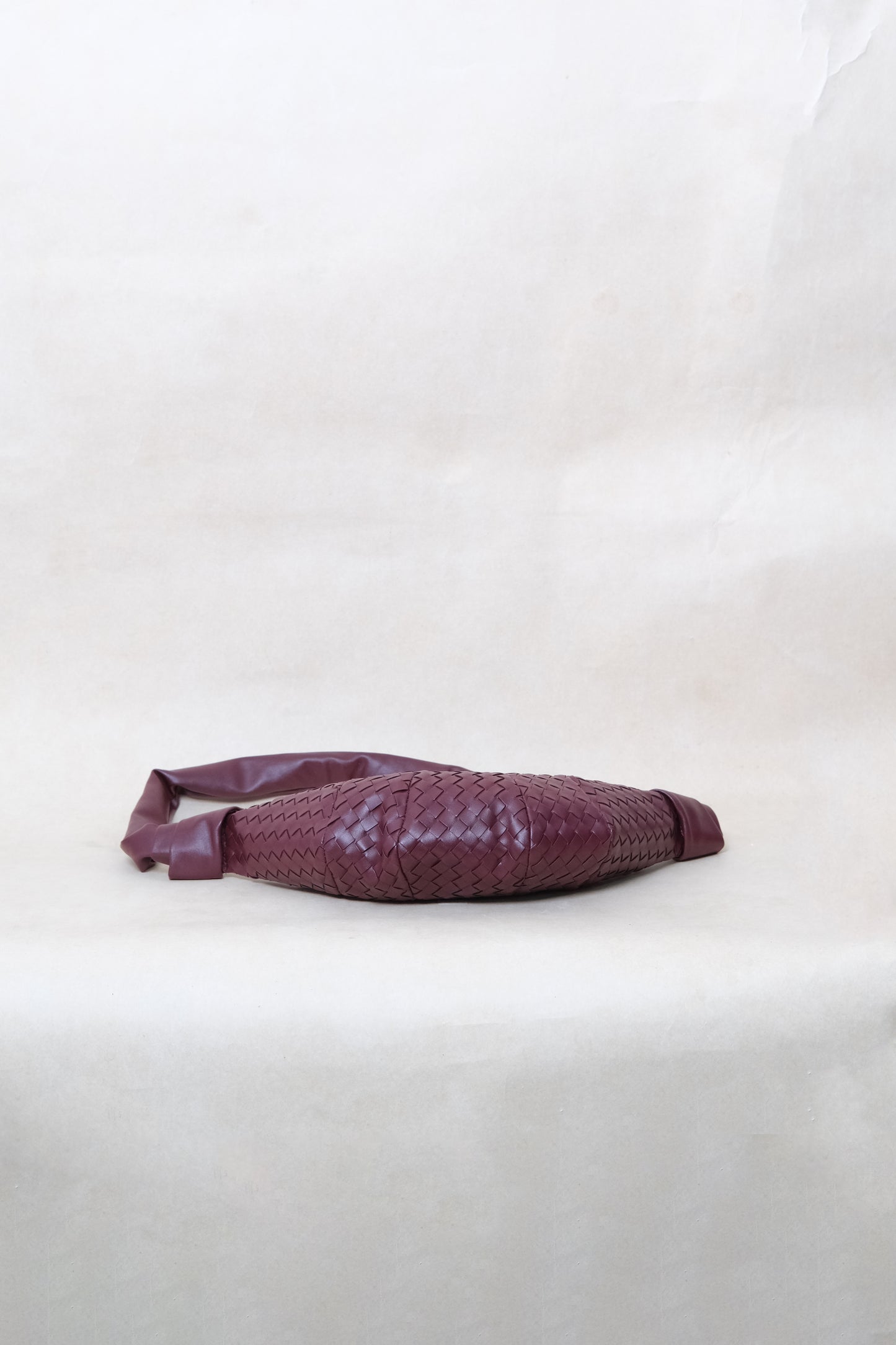 Artisan Classic Crescent Bag - Wine Red