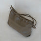 Drawstring Pleated Large Capacity Shoulder Bag in Mud Color