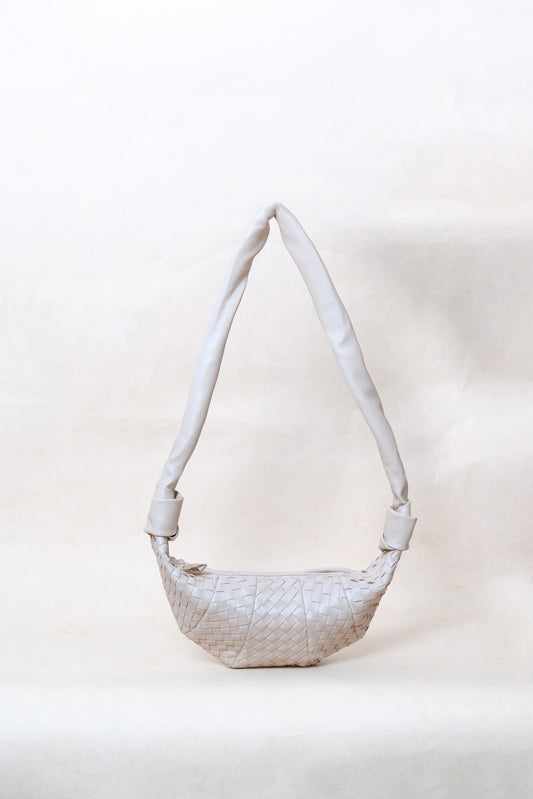 Artisan Classic Crescent Bag - White Sand