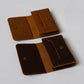 French Handmade Minimalist Wallet In Brown