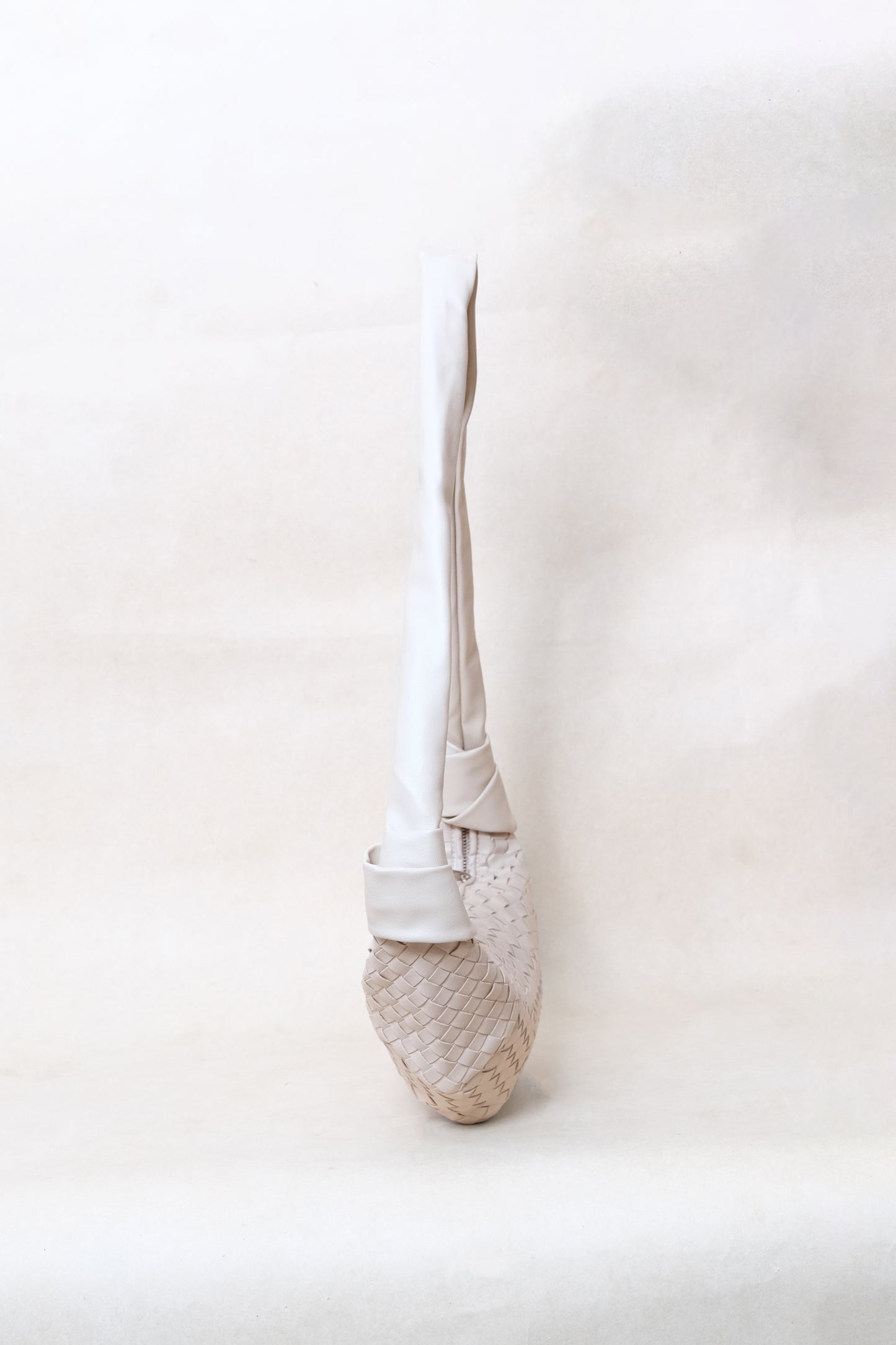 Artisan Classic Crescent Bag - White Sand