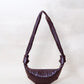 Artisan Classic Crescent Bag - Black Currant