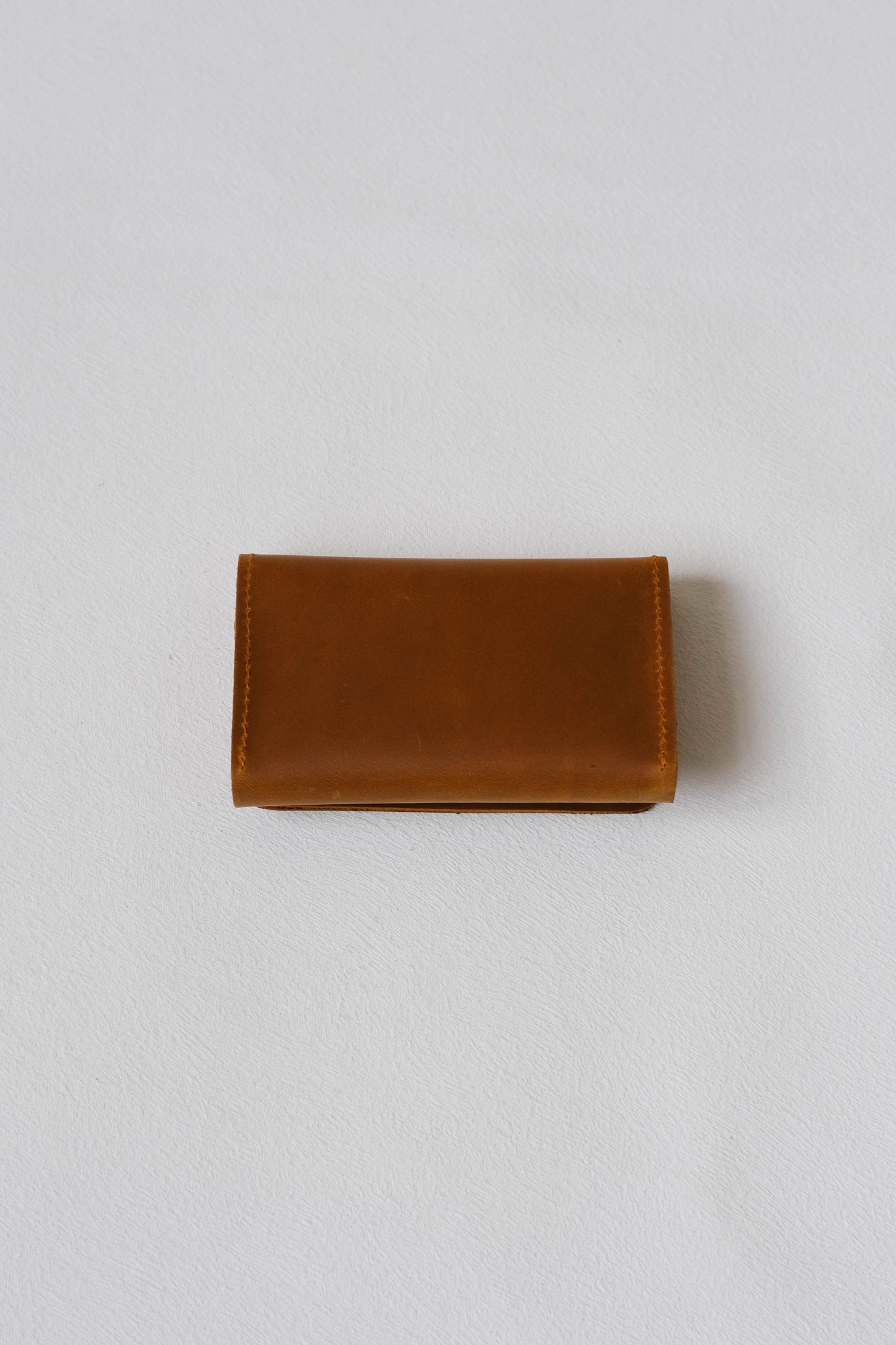 French Handmade Minimalist Wallet In Brown