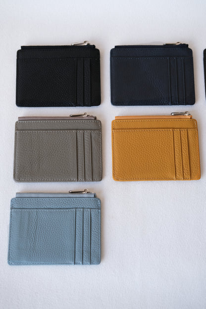 Léon Slim Card Holder - Dark Blue