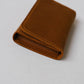 French Handmade Minimalist Wallet In Brown
