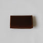 French Handmade Minimalist Wallet In Coffee