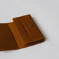 French Handmade Minimalist Wallet In Brown