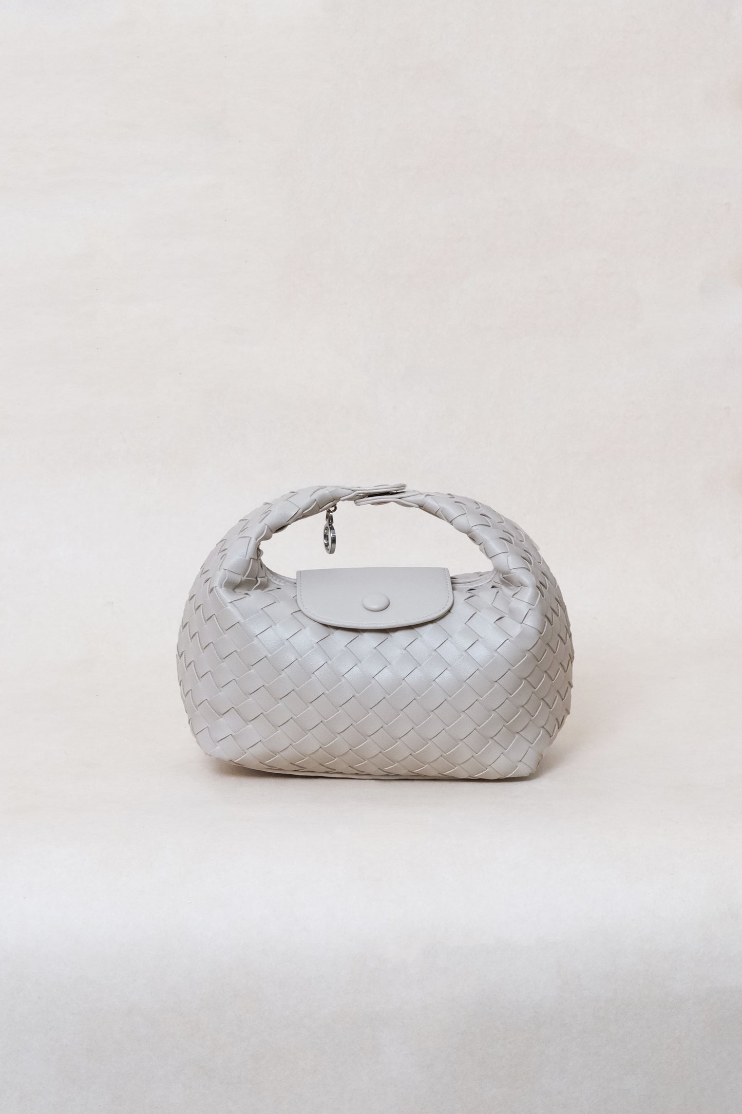 Artisan Aurelia Crescent Bag - White Sand