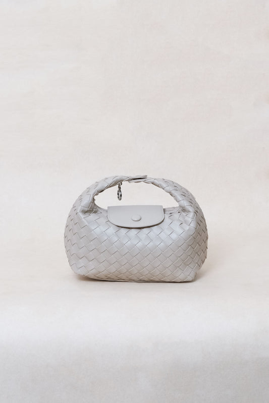 Artisan Aurelia Crescent Bag - White Sand