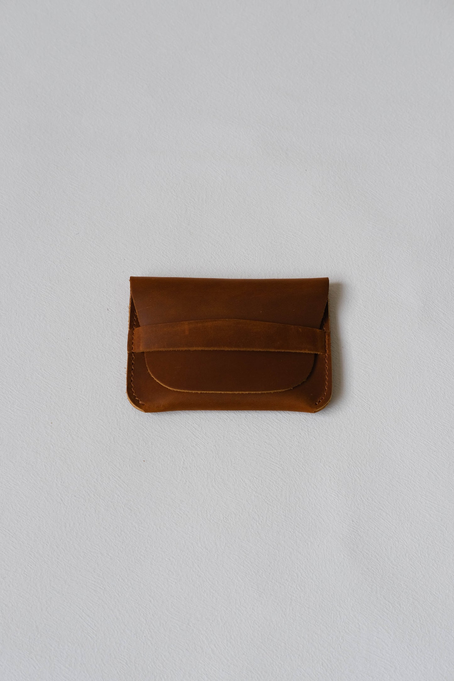 Handmade Genuine Leather Wallet In Brown