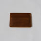 Handmade First Layer Cowhide Card Holder In Brown