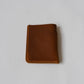Handmade Cowhide Card Clip In Brown