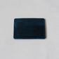 Handmade First Layer Cowhide Card Holder In Bluish