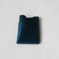 Handmade Cowhide Card Clip In Bluish