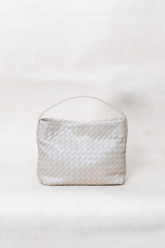 Artisan Veloura Tote Bag - White Sand