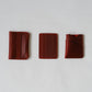 Handmade First Layer Cowhide Card Holder In Wine Red