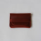 Handmade Genuine Leather Wallet In Wine Red