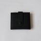 First Layer Genuine Leather Ultra-Thin Small Wallet In Classic Black