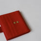 First Layer Genuine Leather Ultra-Thin Small Wallet In Red