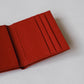 First Layer Genuine Leather Ultra-Thin Small Wallet In Red