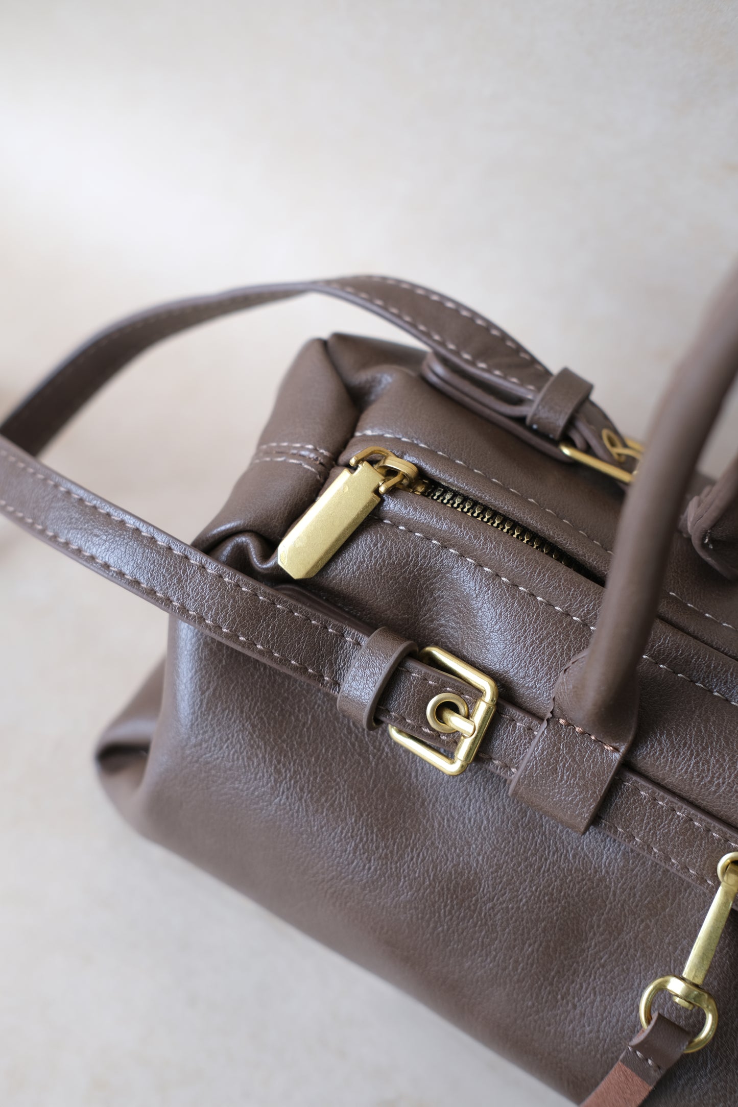 Aurora Classic Dome Bag-Brown