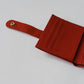First Layer Genuine Leather Ultra-Thin Small Wallet In Red