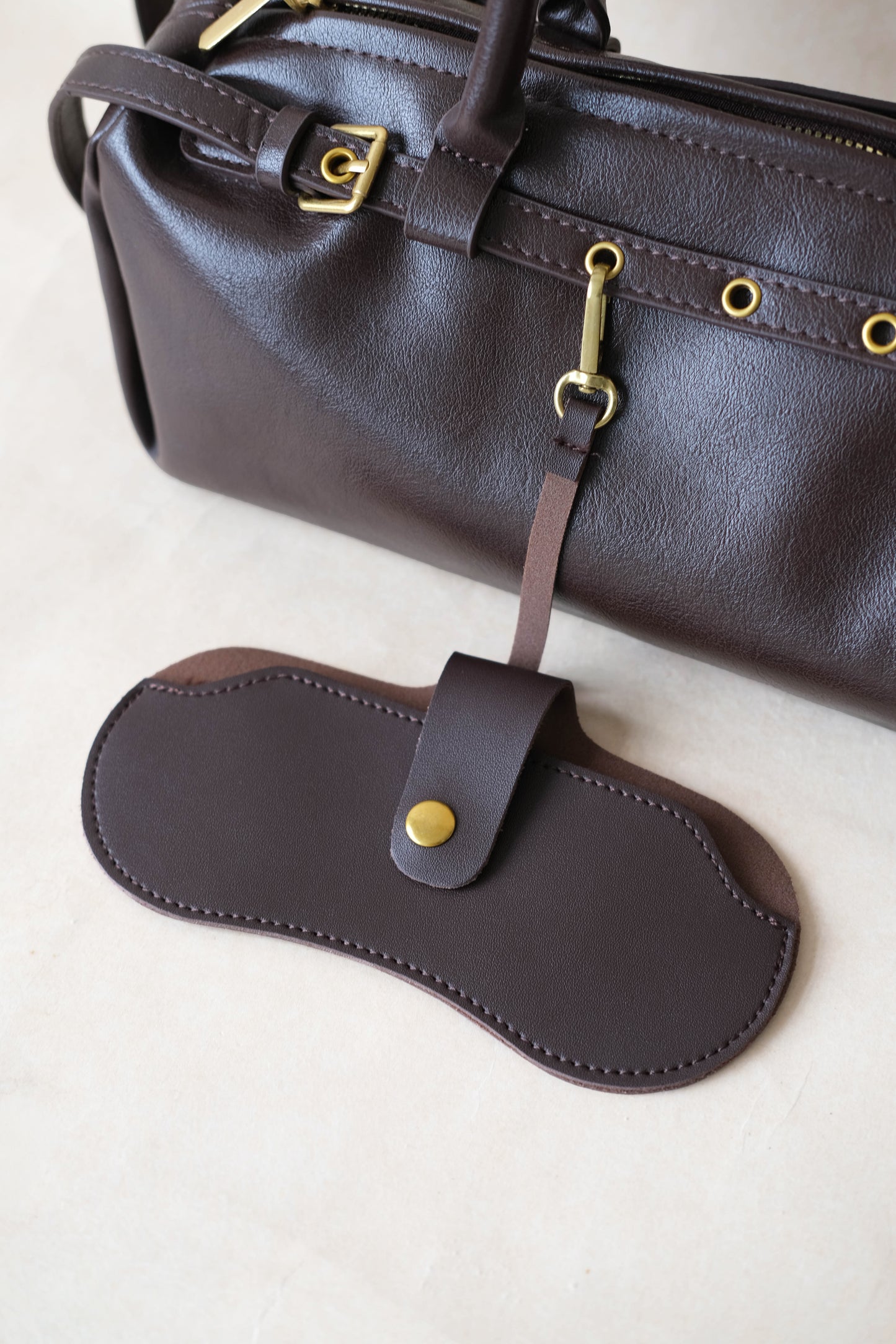 Aurora Classic Dome Bag- Dark Coffee