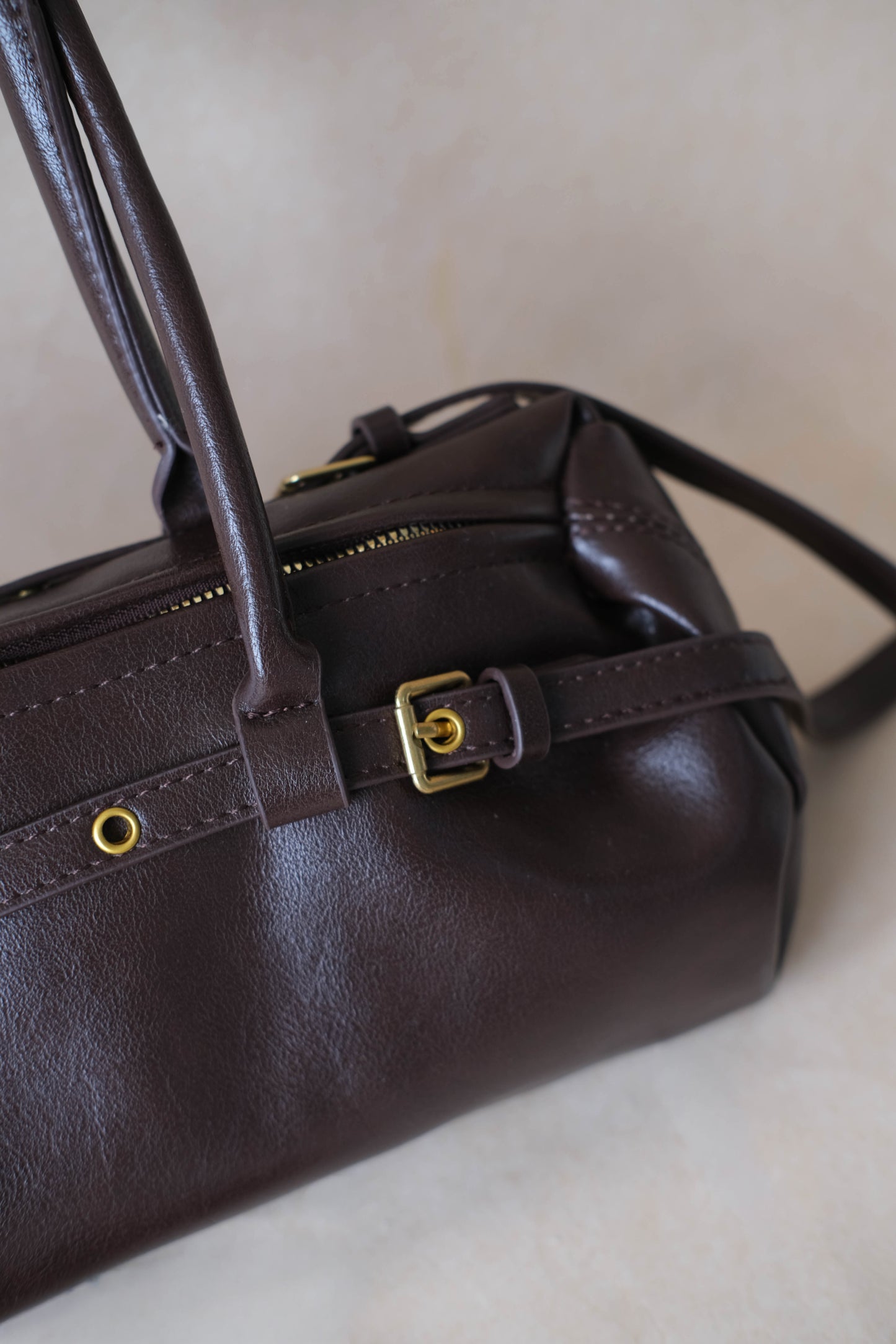 Aurora Classic Dome Bag- Dark Coffee