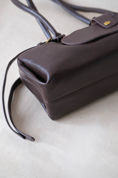 Aurora Classic Dome Bag- Dark Coffee