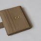 First Layer Genuine Leather Ultra-Thin Small Wallet In Elephant Grey