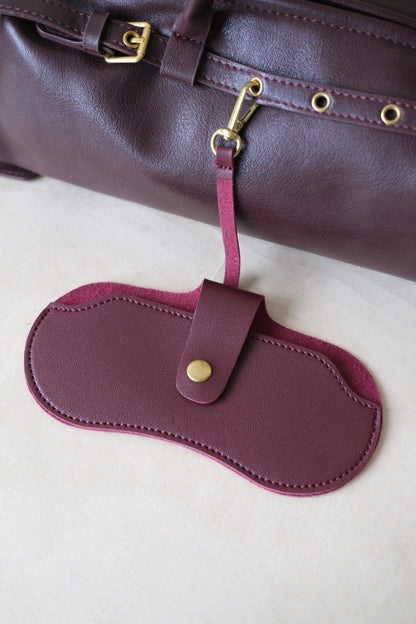 Aurora Classic Dome Bag - Wine Red