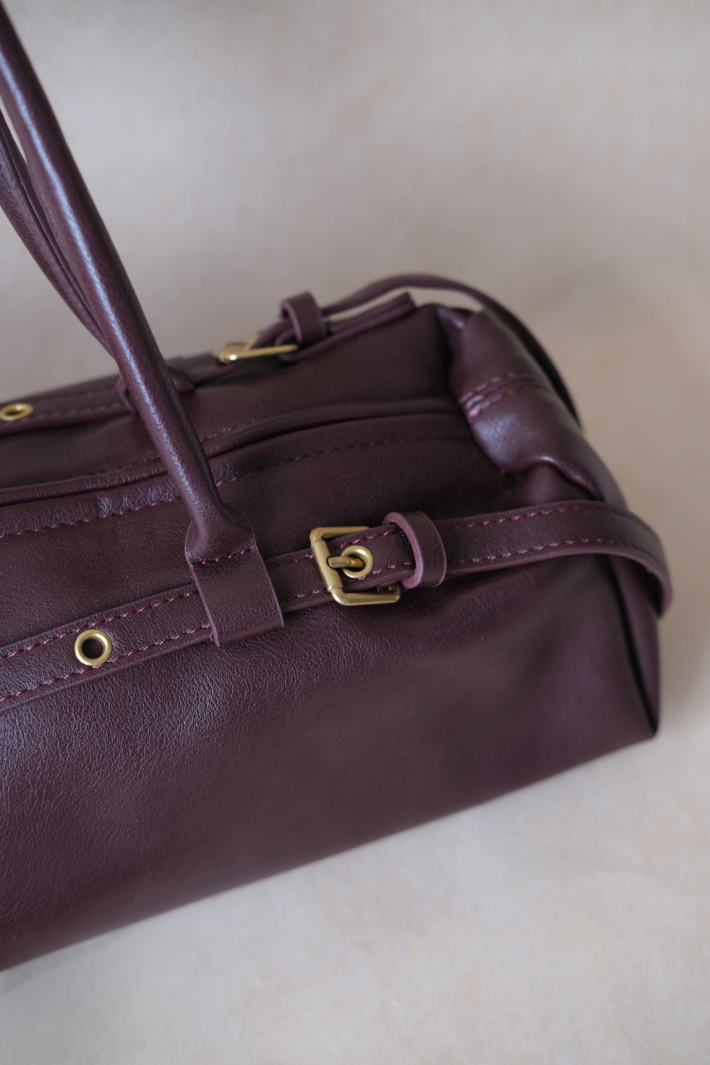 Aurora Classic Dome Bag - Wine Red