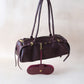 Aurora Classic Dome Bag - Wine Red