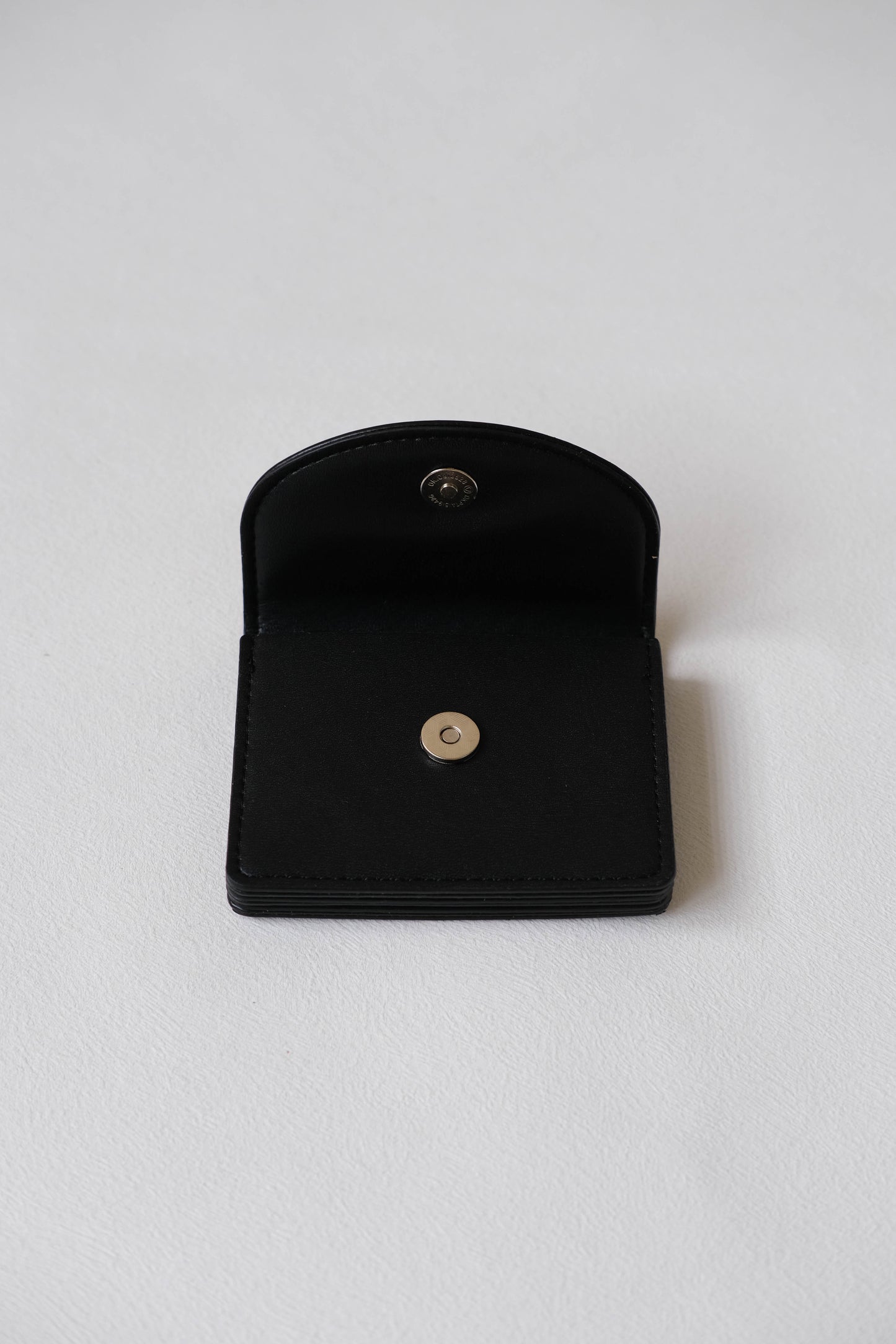 Coin Card Holder In Classic Black