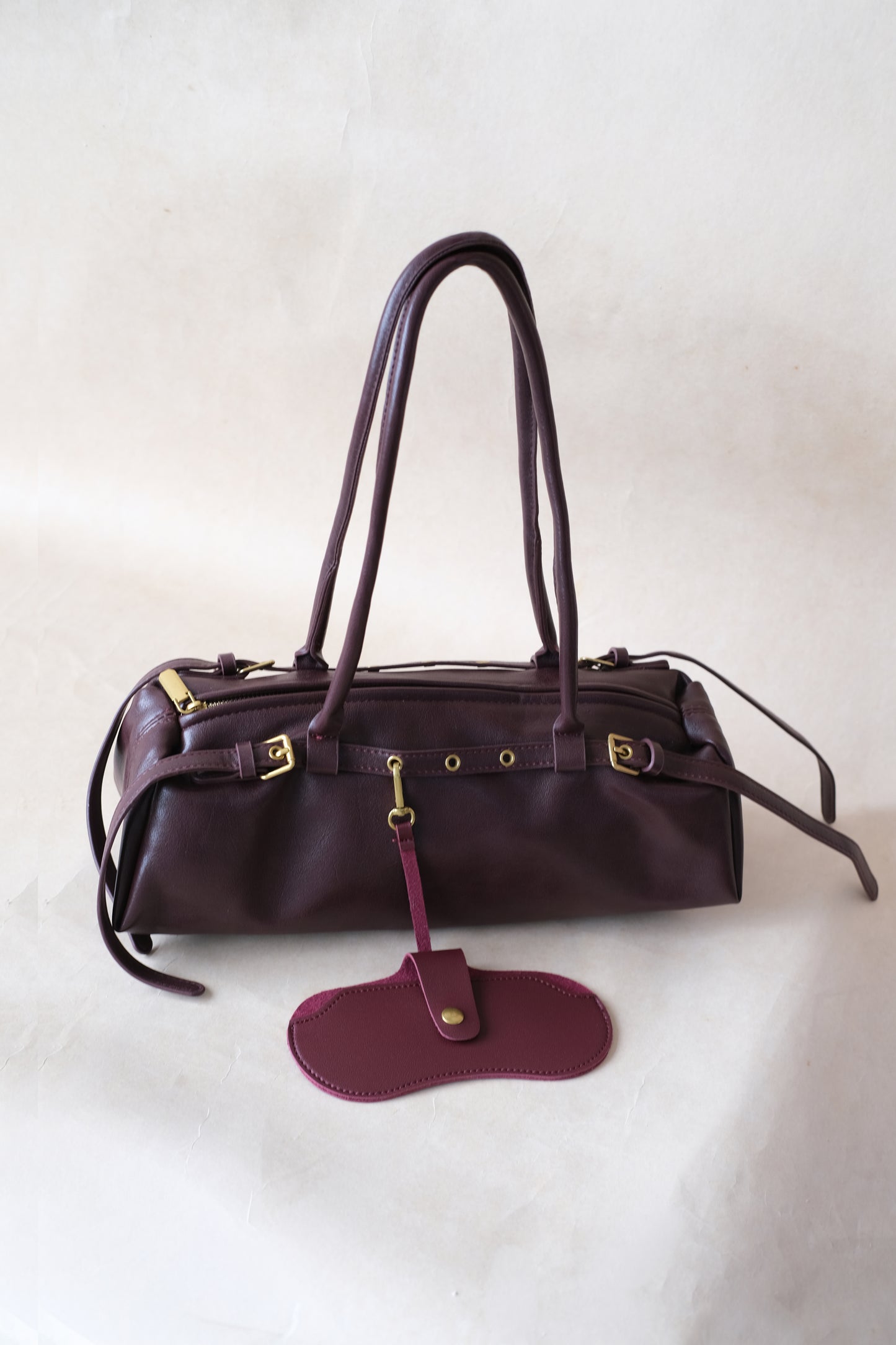 Aurora Classic Dome Bag - Wine Red