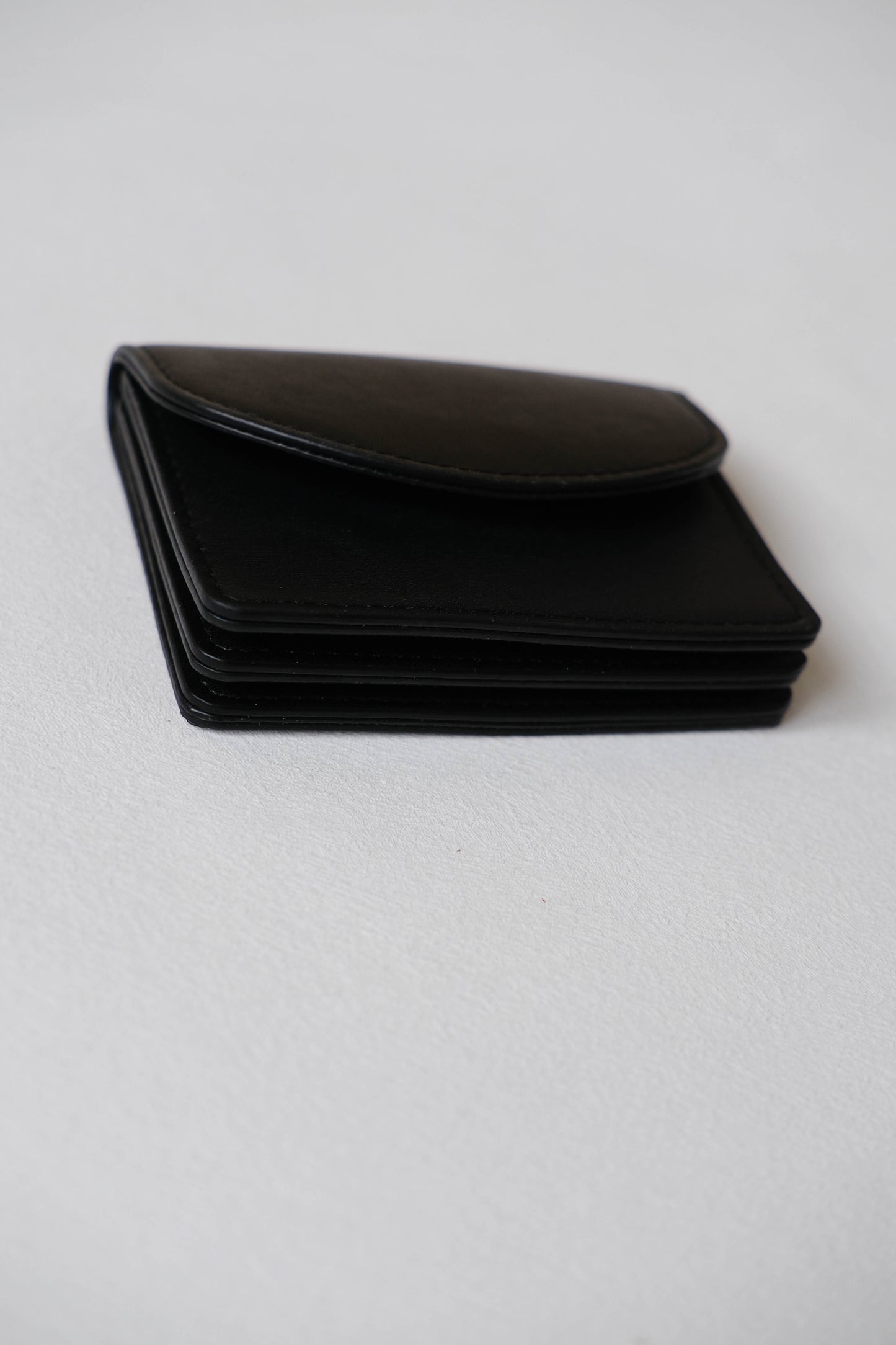 Coin Card Holder In Classic Black