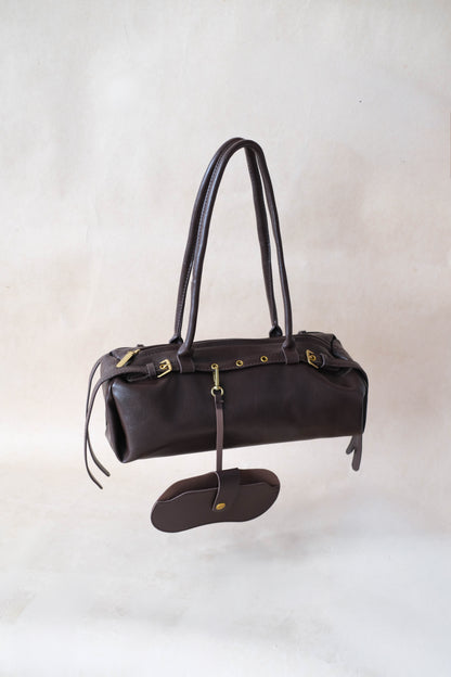 Aurora Classic Dome Bag- Dark Coffee