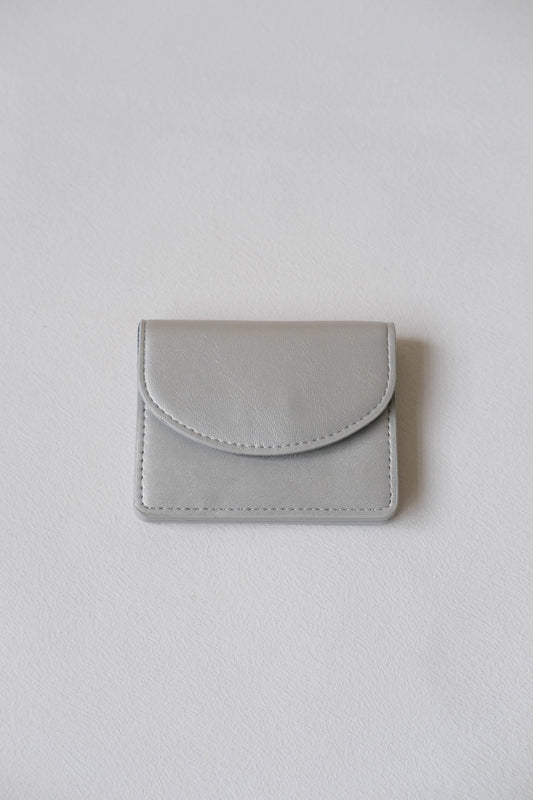 Coin Card Holder In Silver