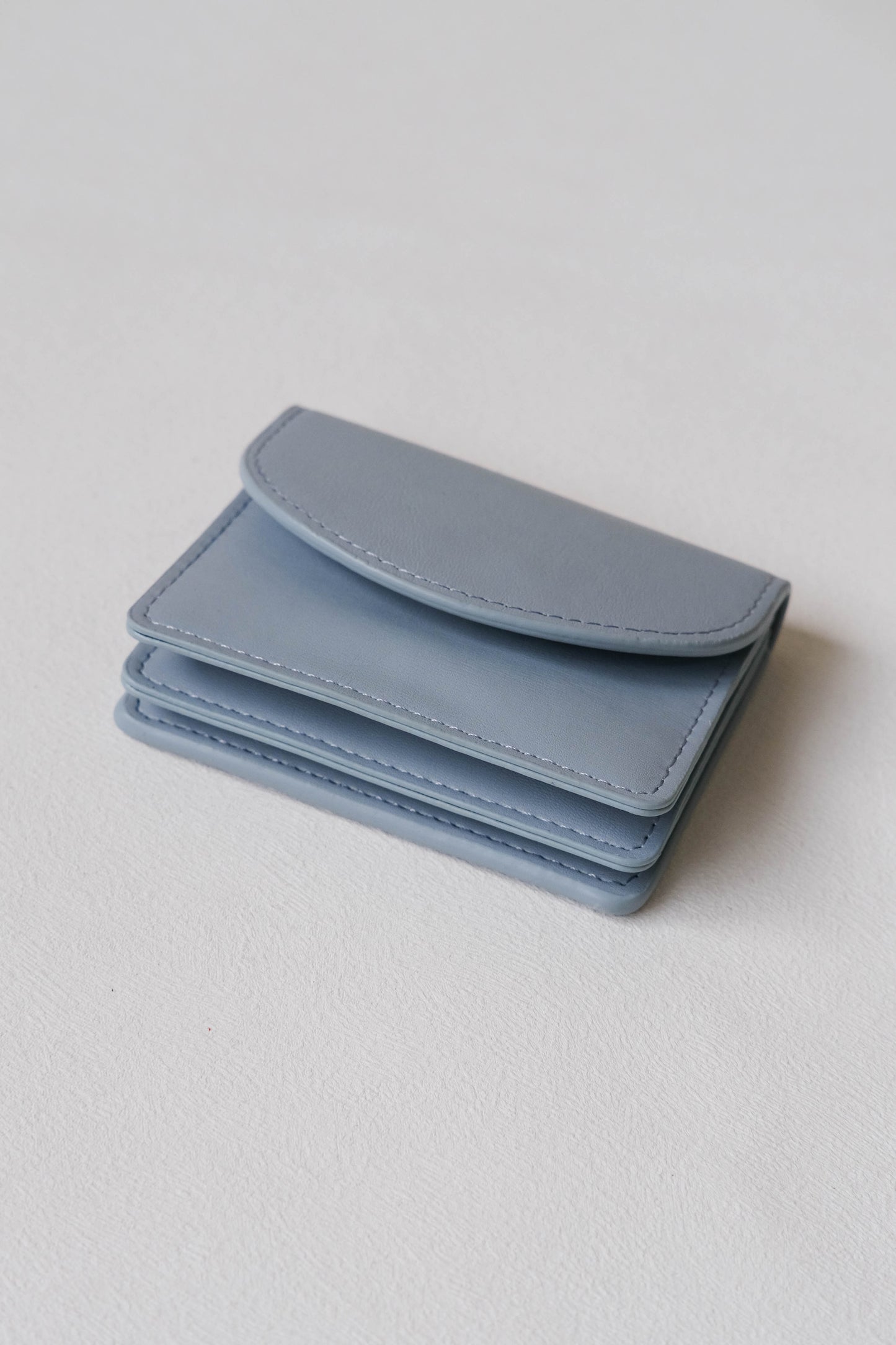 Coin Card Holder In Baby Blue