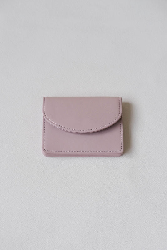 Coin Card Holder In Macaroon Pink