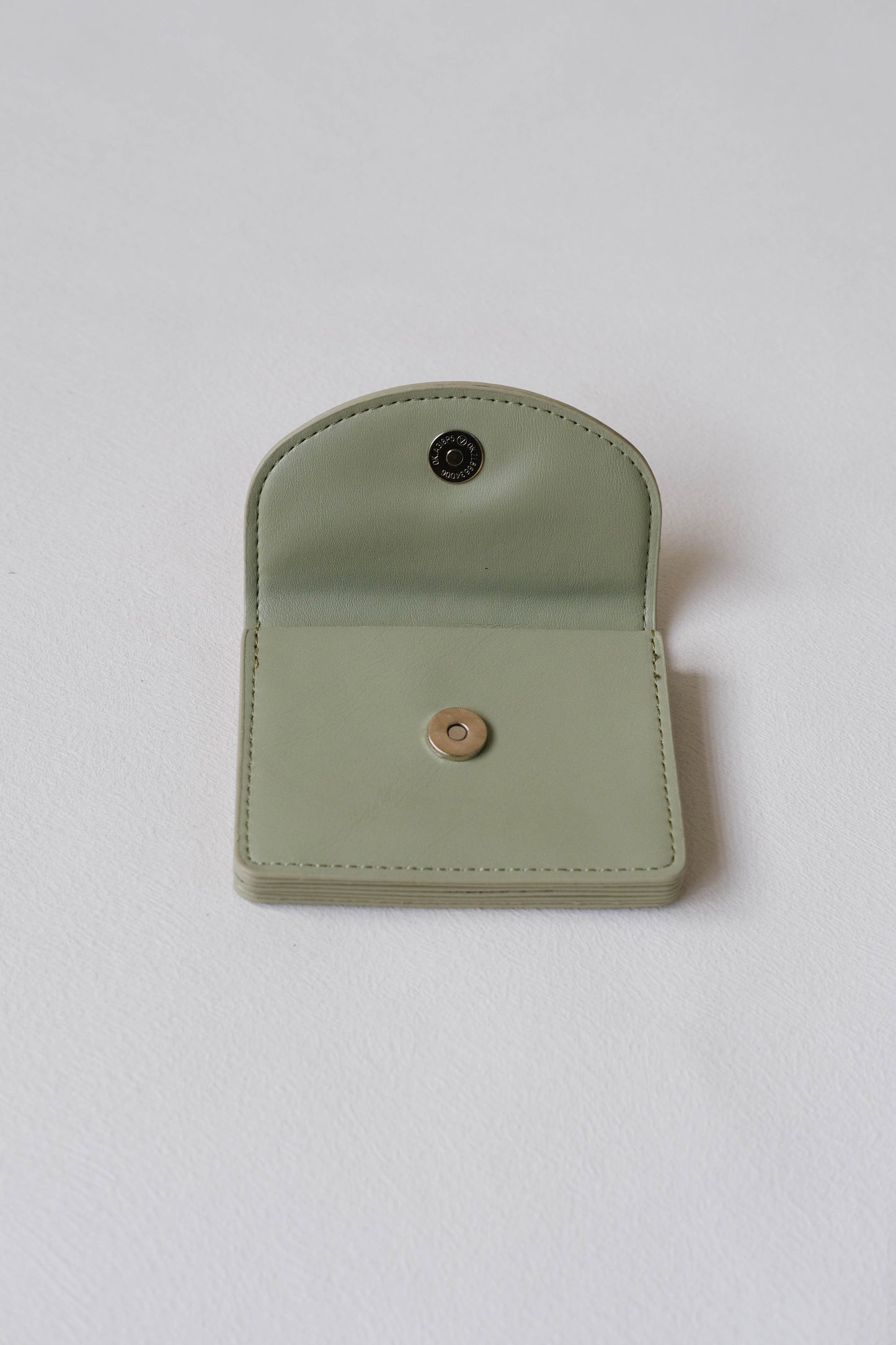 Coin Card Holder In Light Green