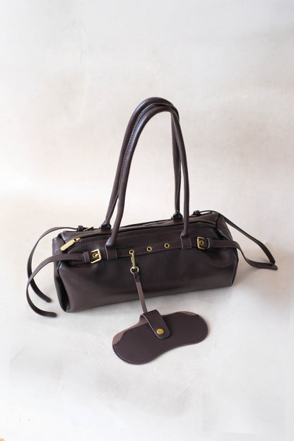 Aurora Classic Dome Bag- Dark Coffee
