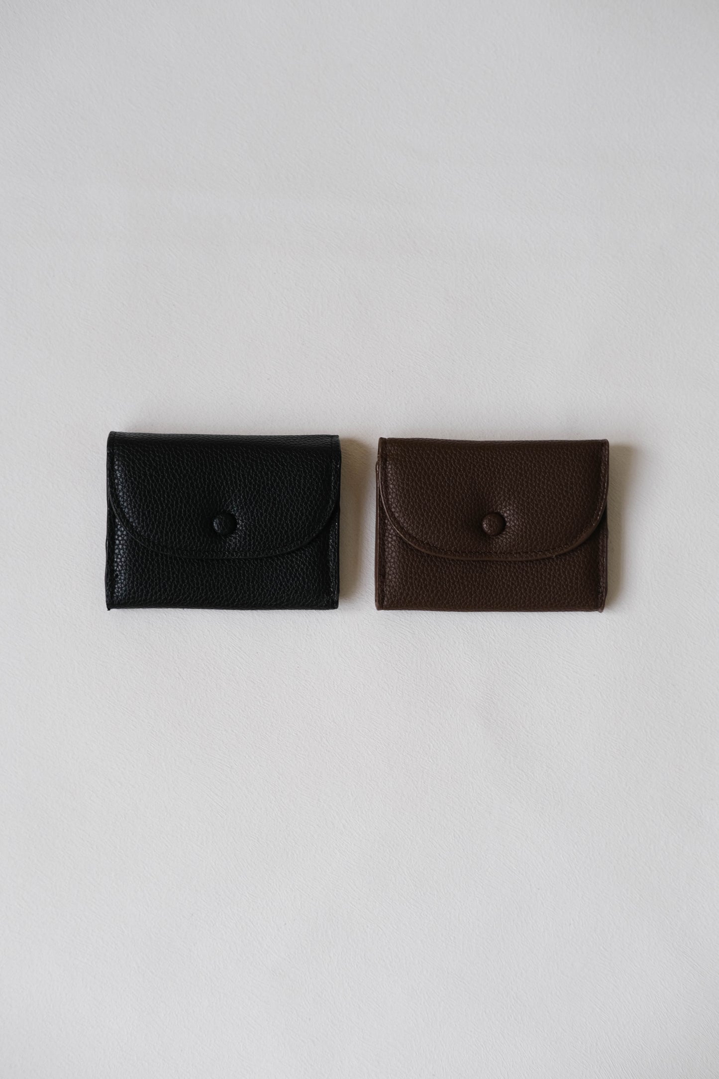 French Ultra-Thin Coin Purse In Classic Black