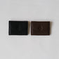 French Ultra-Thin Coin Purse In Dark Coffee