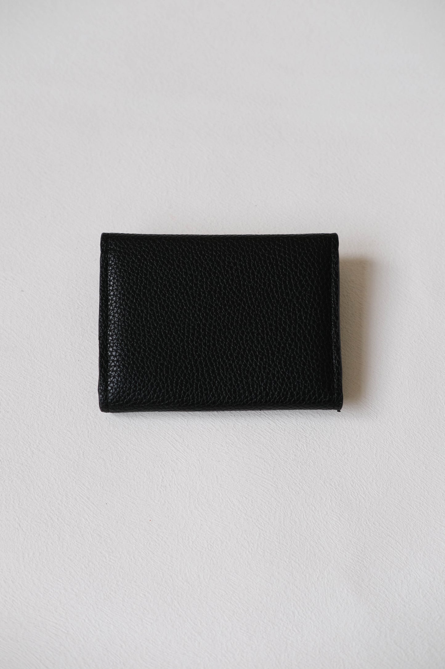 French Ultra-Thin Coin Purse In Classic Black