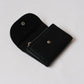 French Ultra-Thin Coin Purse In Classic Black