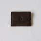 French Ultra-Thin Coin Purse In Dark Coffee