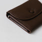French Ultra-Thin Coin Purse In Dark Coffee