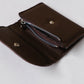 French Ultra-Thin Coin Purse In Dark Coffee
